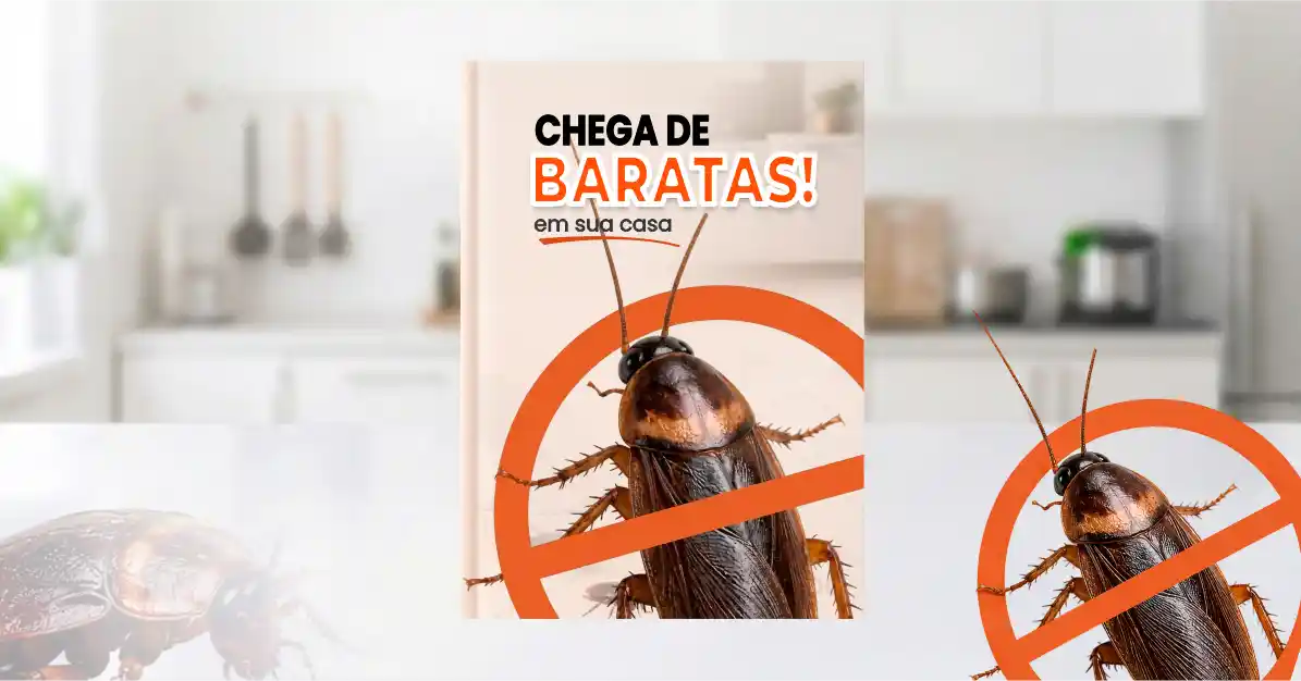 Capa Livro Dedetização de Baratas